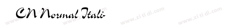 星汉等宽 CN Normal Itali字体转换